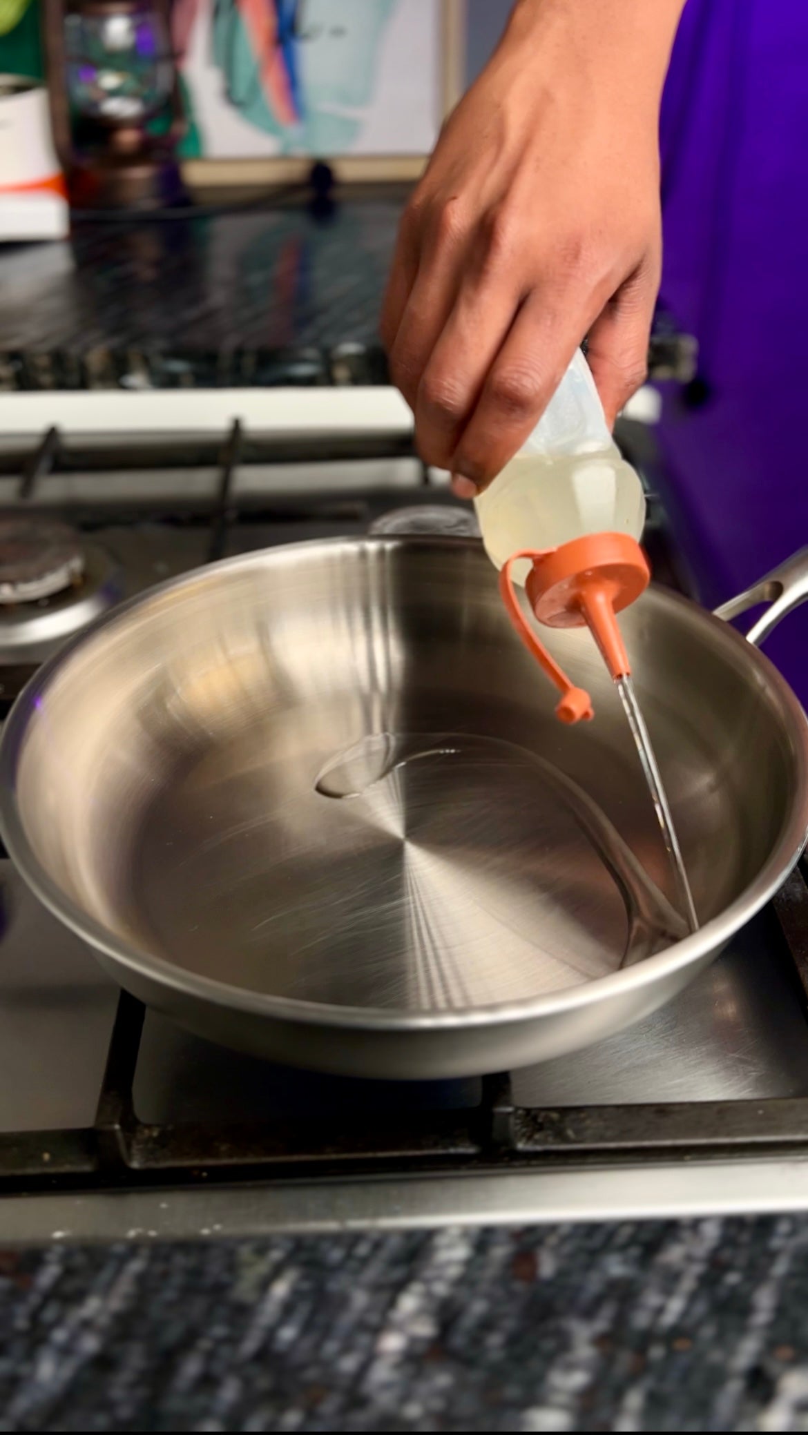 Zainco 28cm Tri-Ply Stainless Steel Pan with Free Light Rabbit Gift